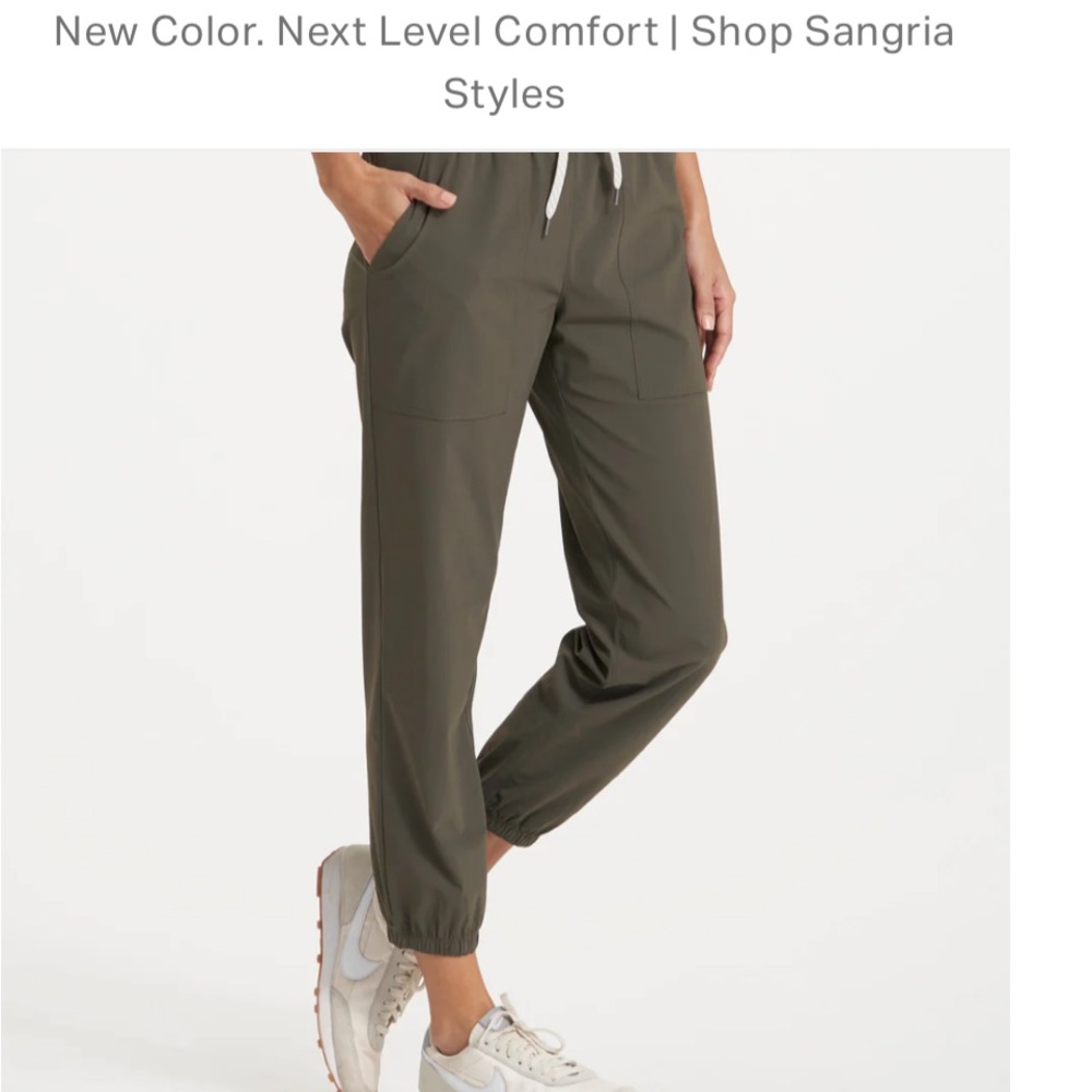 Vuori Miles Joggers Size Large Color Oregano